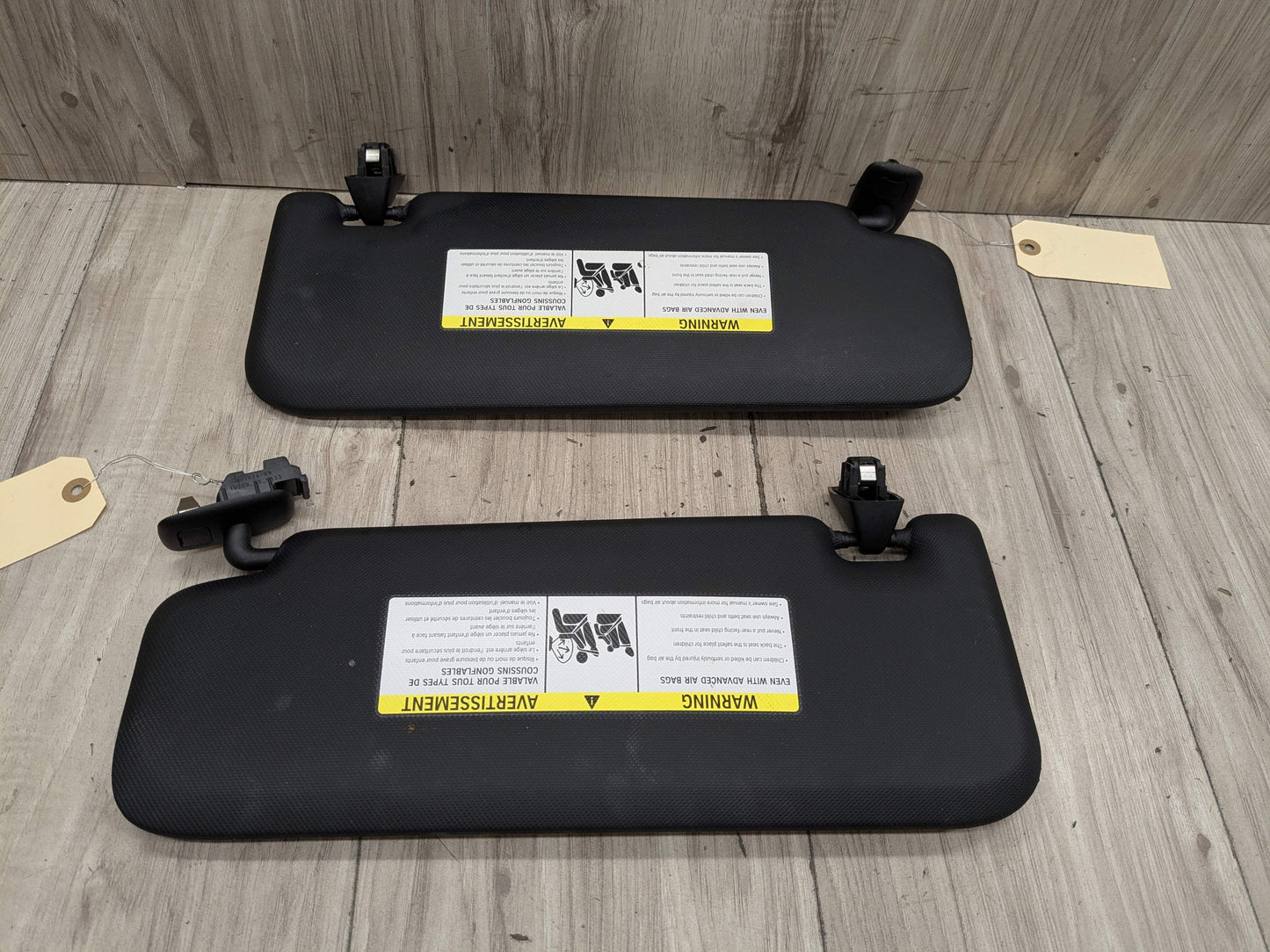 18-24 OEM BMW G01 G02 F97 F98 X3 X4 X3M X4M Left Right Sun Visor SET Black