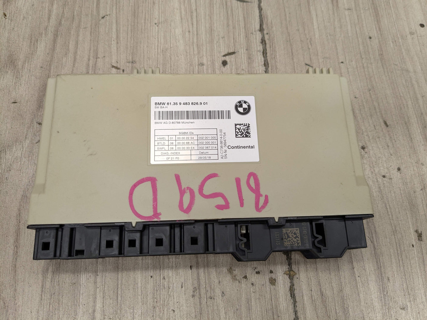 OEM BMW F90 G01 G02 G05 G12 G30 Front Driver Passenger Seat Memory Module