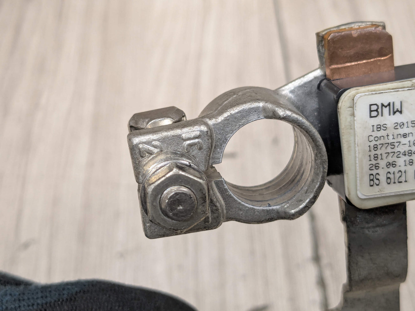 OEM BMW G01 G12 G30 530 540 M550 X3 Negative Battery Cable Terminal IBS Sensor