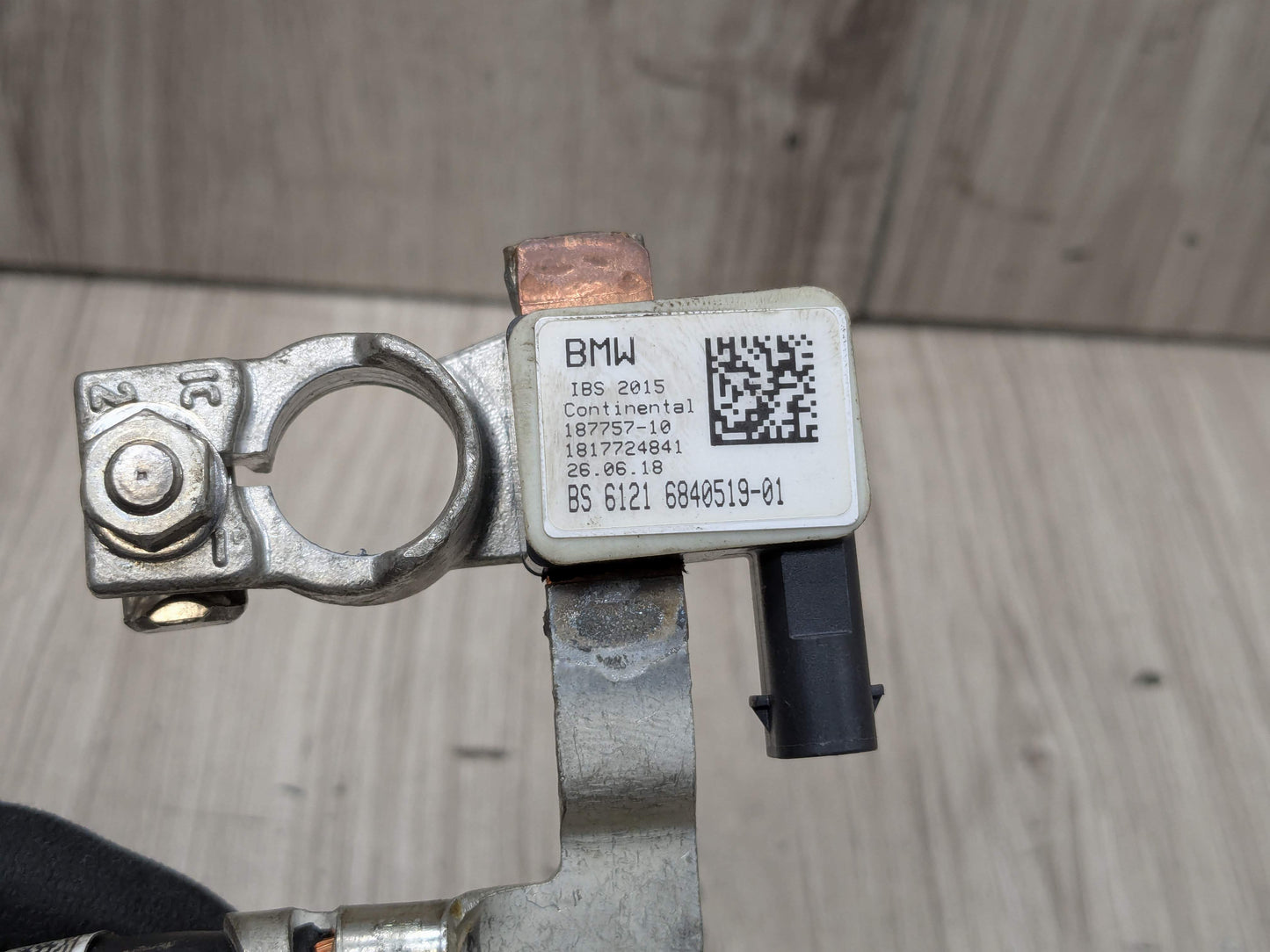 OEM BMW G01 G12 G30 530 540 M550 X3 Negative Battery Cable Terminal IBS Sensor