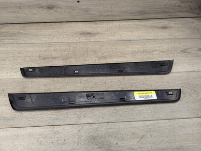 *OEM BMW Right Passenger Door Cover Trim Sill Kick Scuff Plate Trim PAIR
