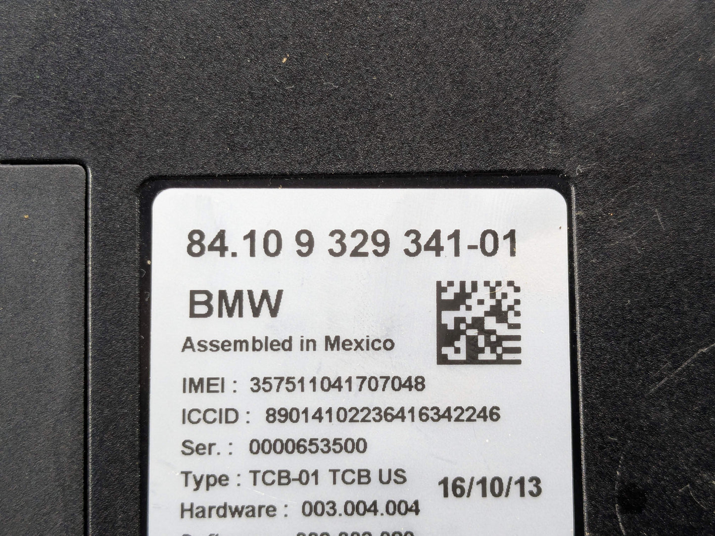 14-17 OEM BMW F06 F10 F22 F30 F32 F80 M3 M4 Telematics Control Unit Module TCB
