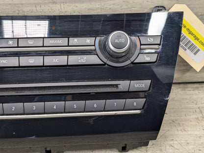 14-18 OEM BMW F15 F85 X5 F16 F86 X6 AC Heater Control Panel Radio Media Switch