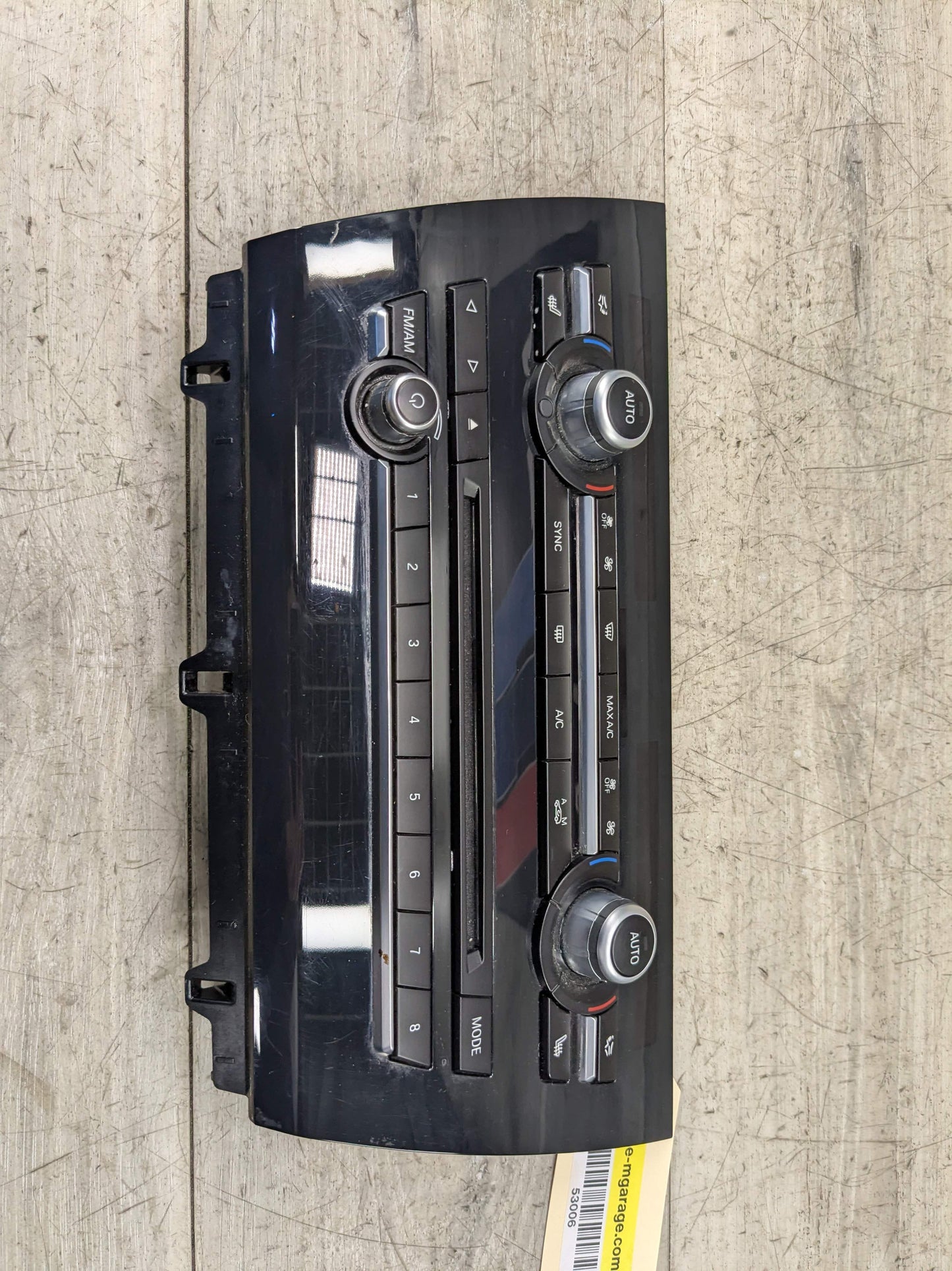 14-18 OEM BMW F15 F85 X5 F16 F86 X6 AC Heater Control Panel Radio Media Switch