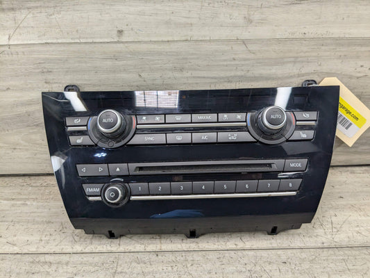 14-18 OEM BMW F15 F85 X5 F16 F86 X6 AC Heater Control Panel Radio Media Switch