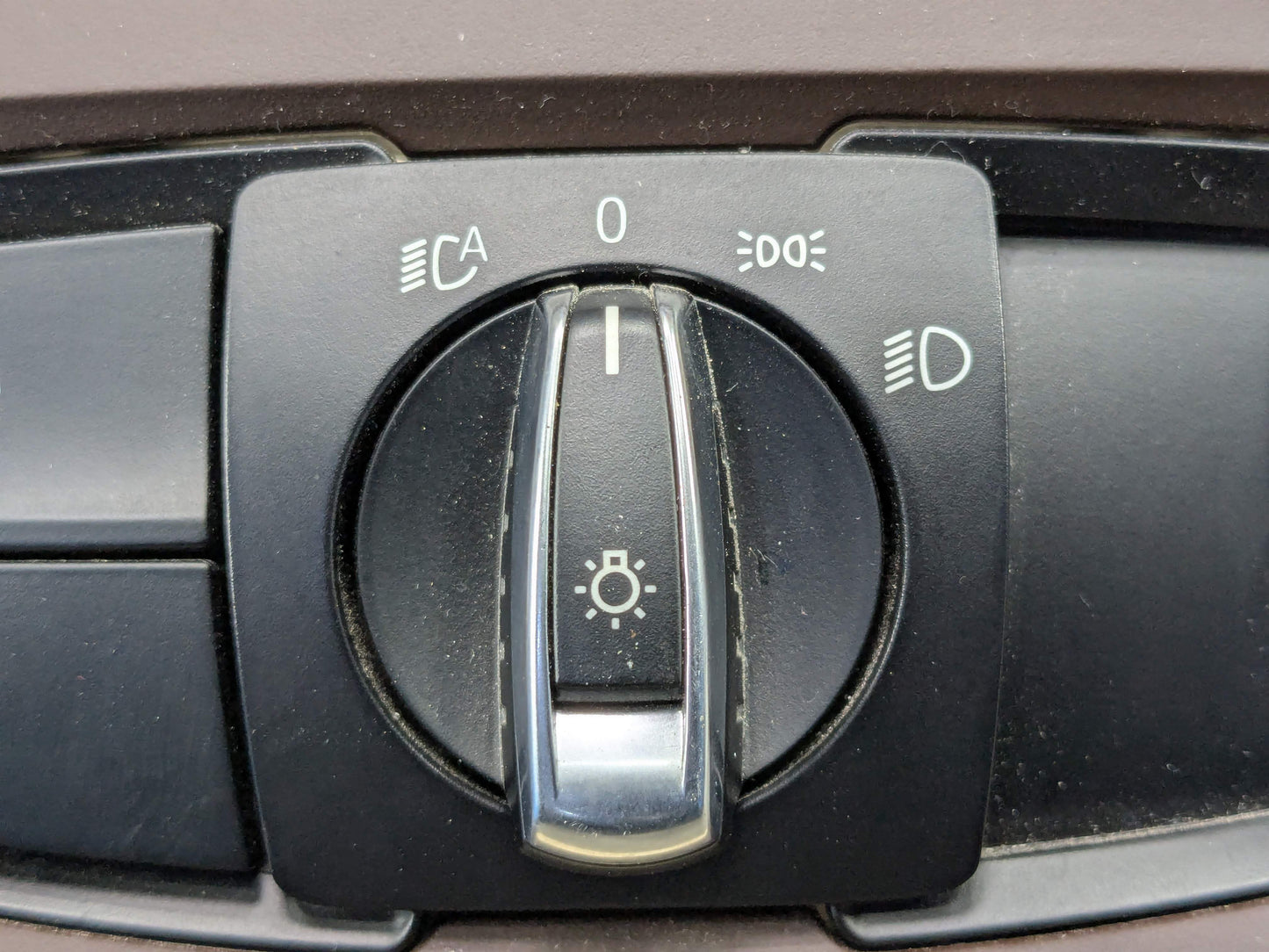OEM BMW F15 F16 F85 F86 X5 X6 Headlight Switch Control Panel Light Module BLACK