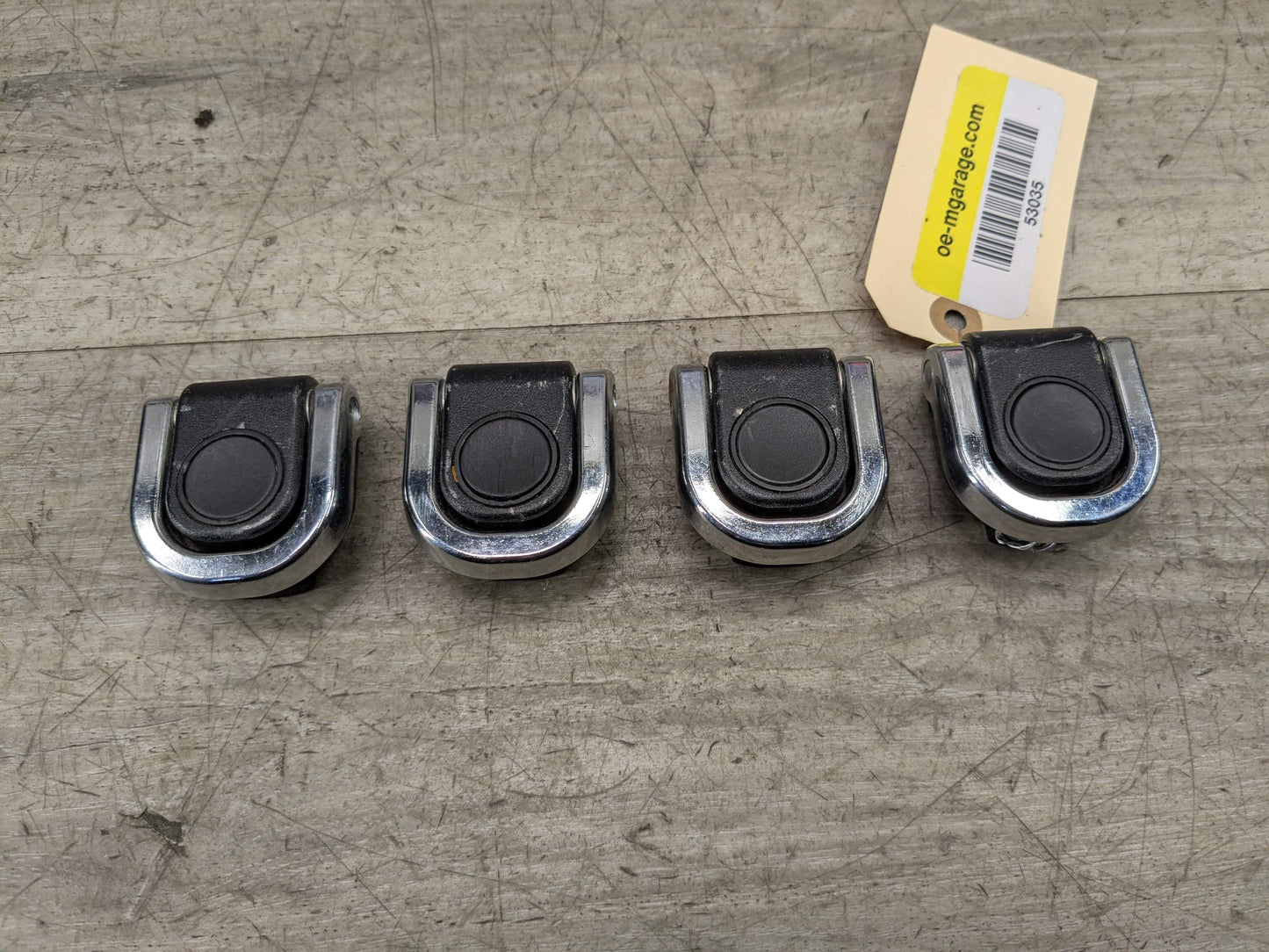 OEM BMW E70 E83 F15 F25 G01 X3 X5 Trunk Cargo Latch Tie Down Hook Clasp Ring (4)