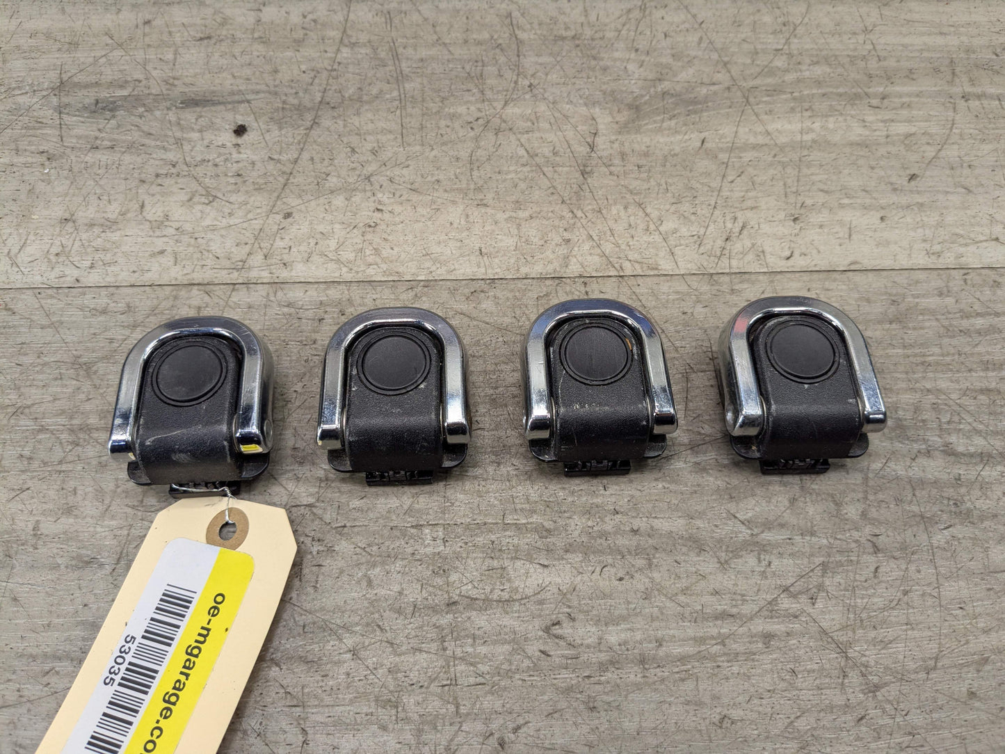 OEM BMW E70 E83 F15 F25 G01 X3 X5 Trunk Cargo Latch Tie Down Hook Clasp Ring (4)