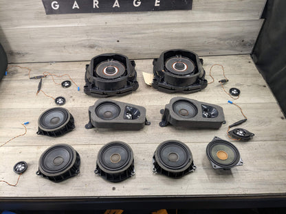 OEM BMW F25 X3 F15 X5 Left Right Sub Subwoofers Top HiFi Audio Speaker SET
