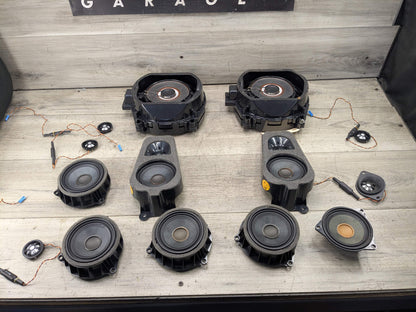 OEM BMW F25 X3 F15 X5 Left Right Sub Subwoofers Top HiFi Audio Speaker SET