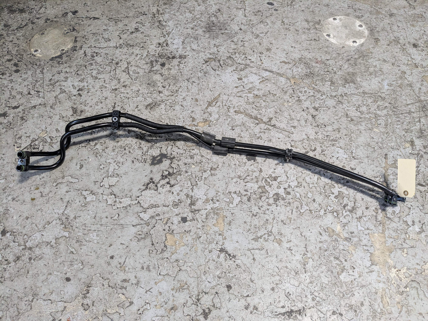 14-19 OEM BMW F16 F15 X5 X6 N55 AWD Transmission Oil Cooler Hose Tube Pipe SET