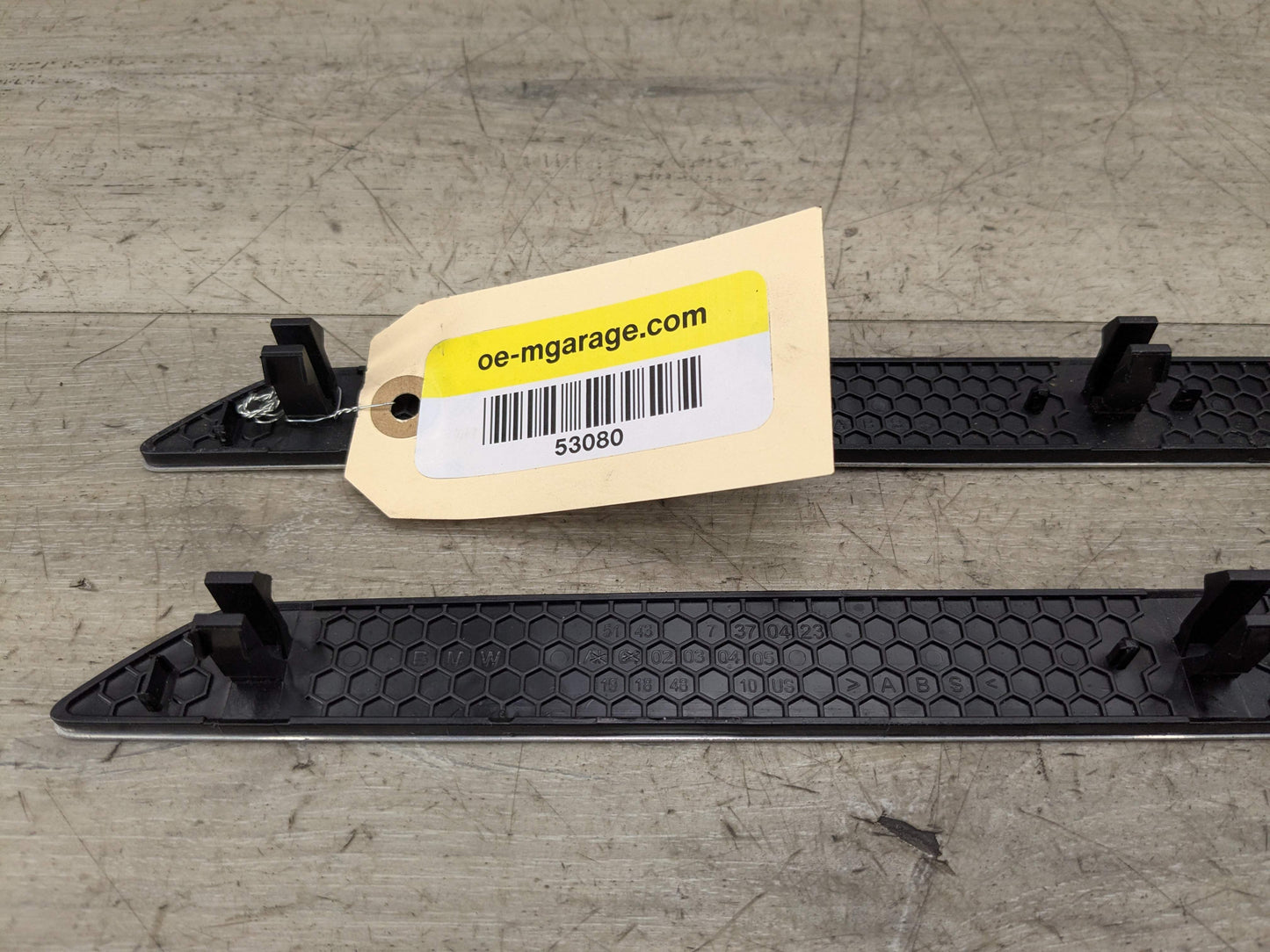 OEM BMW F16 F86 X6 X6M Front Rear Left Right Door Cover Trim Sill Kick Plate SET