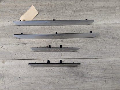 OEM BMW F16 F86 X6 X6M Front Rear Left Right Door Cover Trim Sill Kick Plate SET