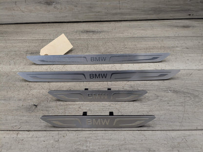 OEM BMW F16 F86 X6 X6M Front Rear Left Right Door Cover Trim Sill Kick Plate SET