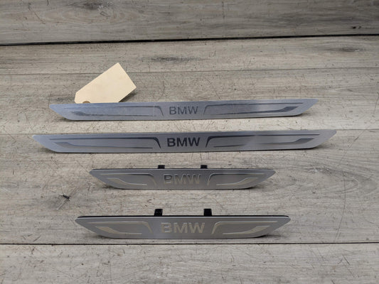 OEM BMW F16 F86 X6 X6M Front Rear Left Right Door Cover Trim Sill Kick Plate SET