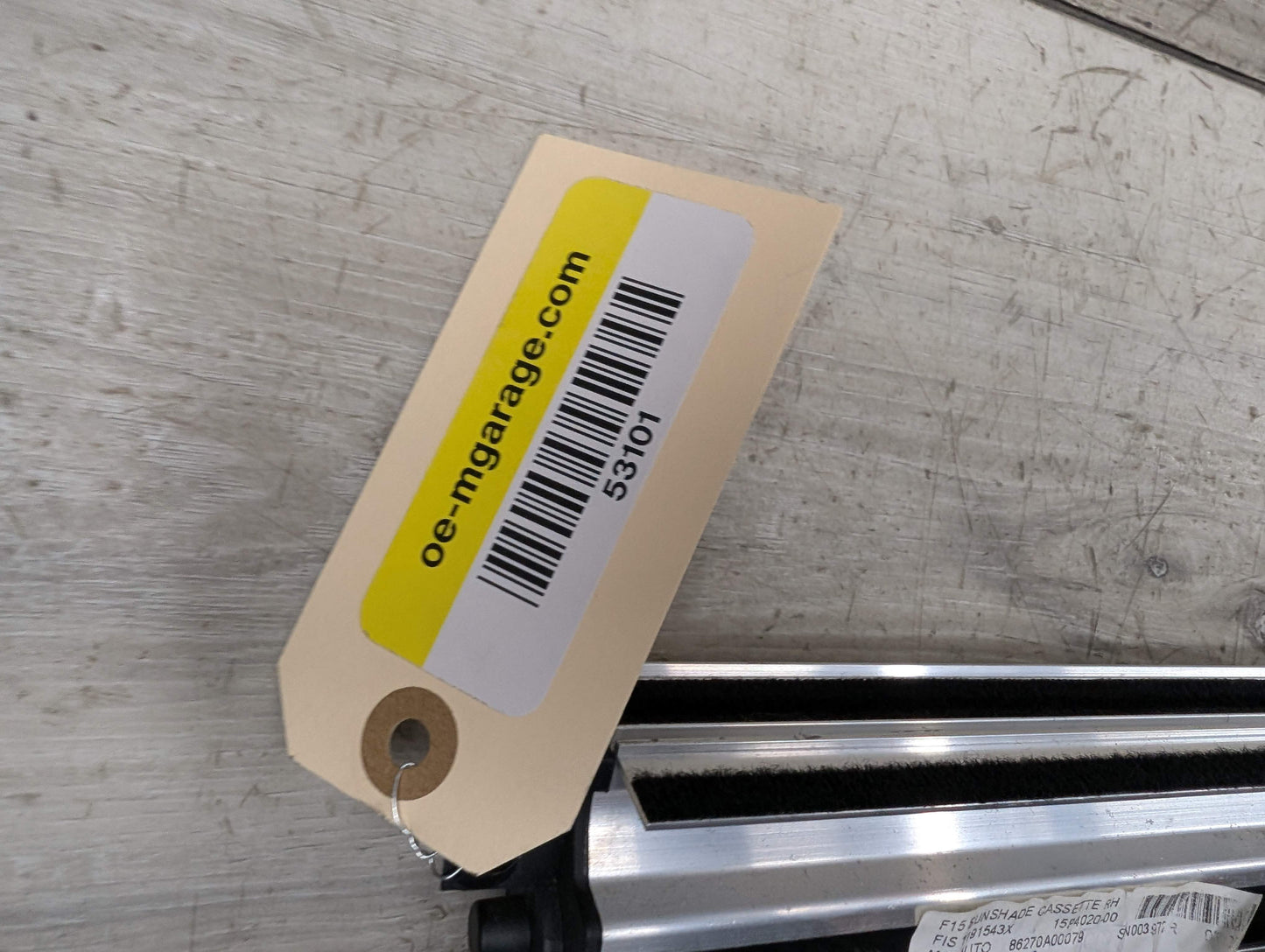 14-18 OEM BMW F15 F85 X5 X5M Rear RIGHT Passenger Door Window Sunshade Blind