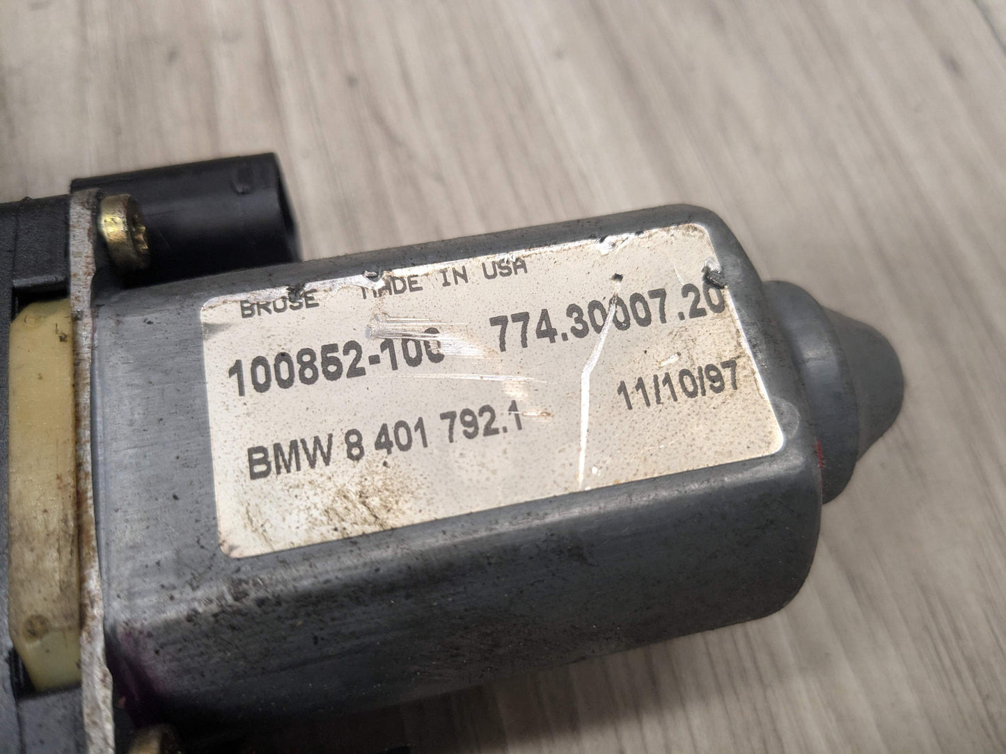 96-02 OEM BMW E36 Z3 Left Right Driver Passenger Door Window Regulator Motor