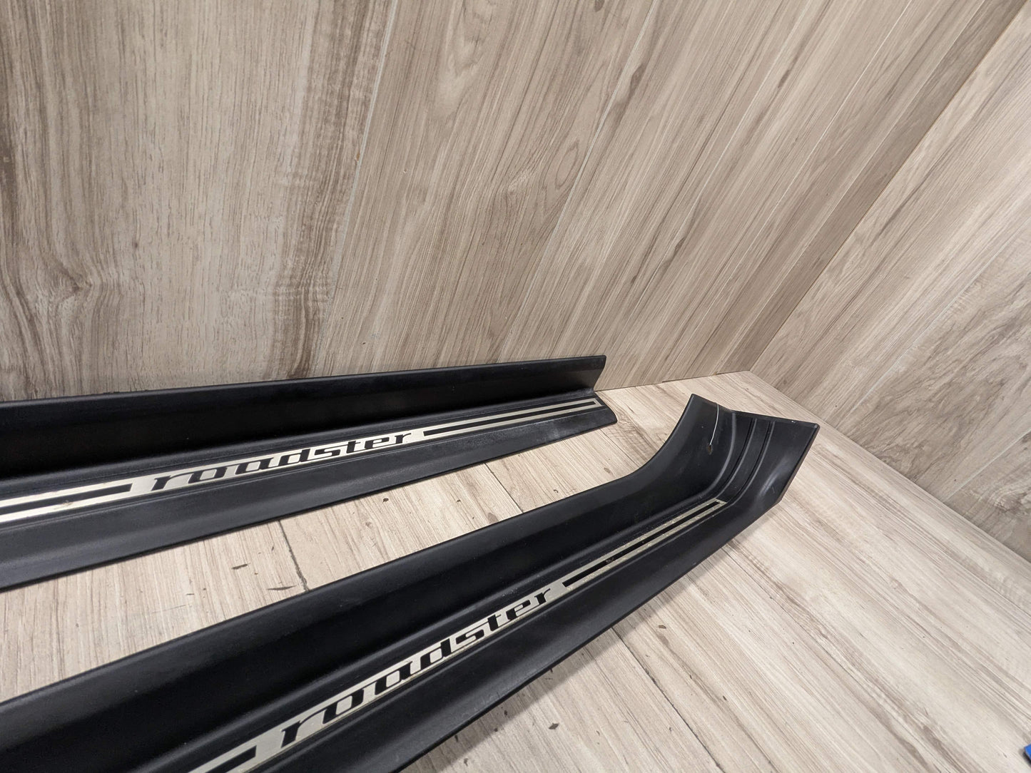 96-02 OEM BMW E36 Z3 Roadster Left Right Side Door Sill Entrance Scuff Trim SET