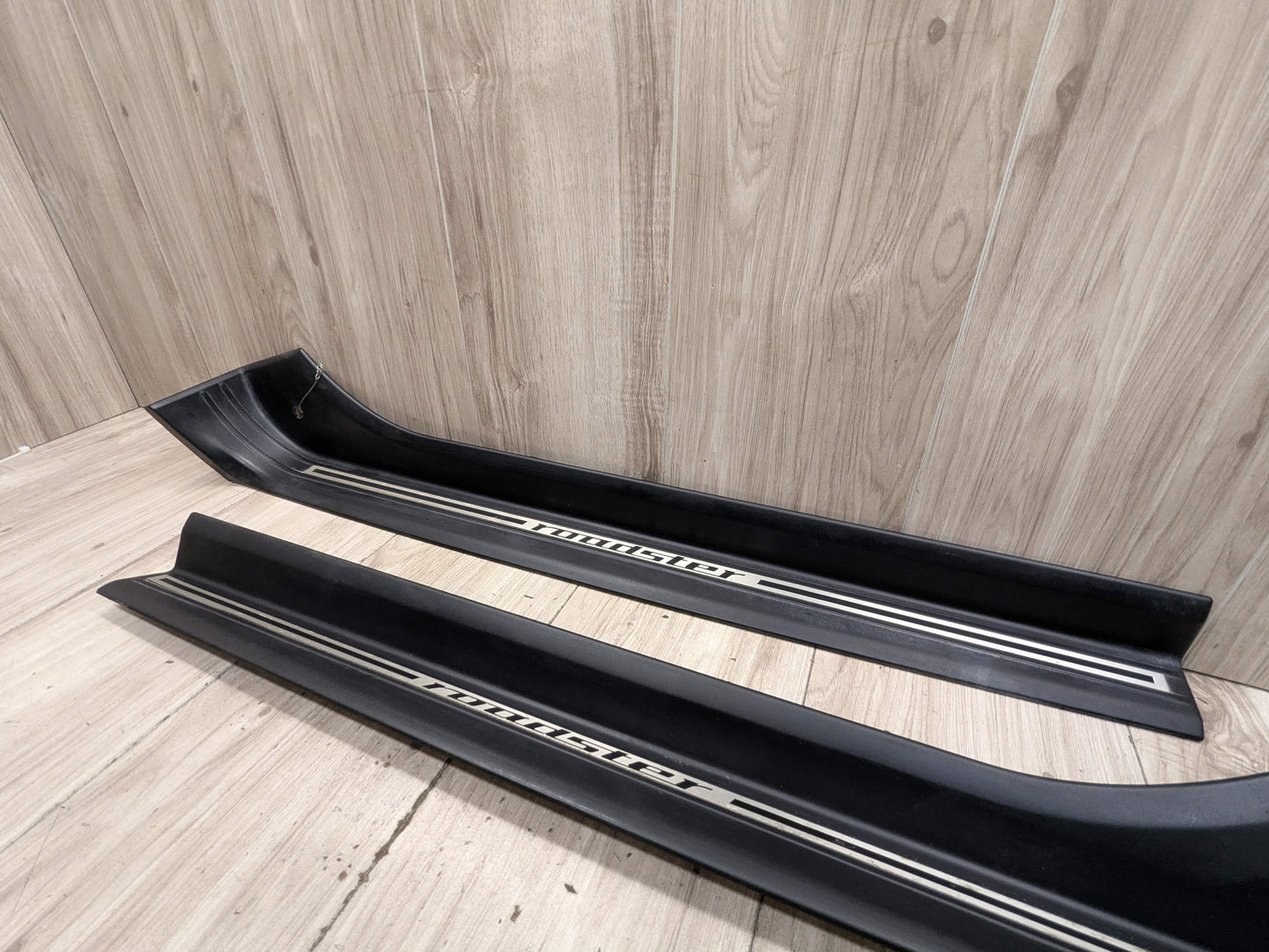 96-02 OEM BMW E36 Z3 Roadster Left Right Side Door Sill Entrance Scuff Trim SET