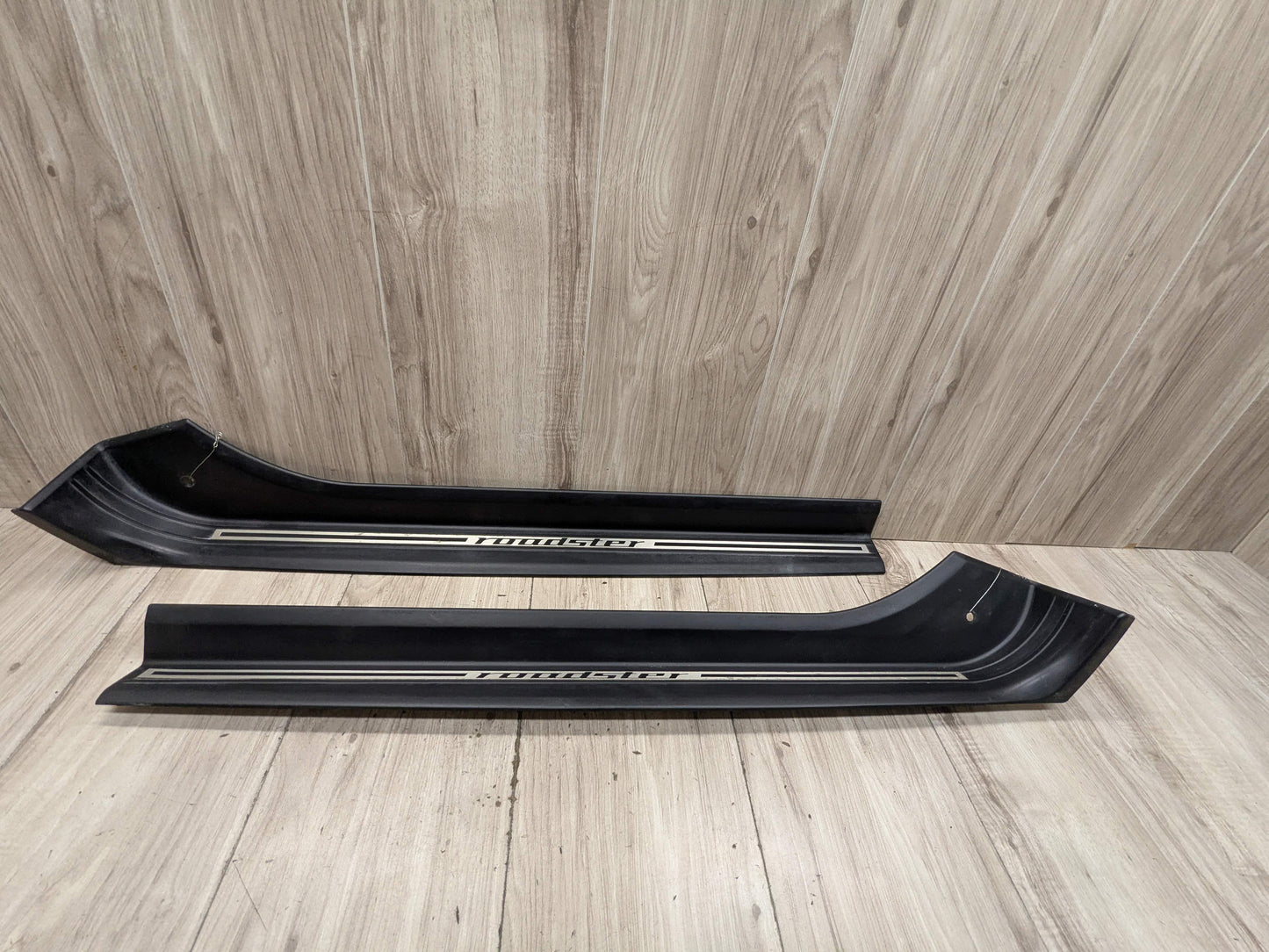 96-02 OEM BMW E36 Z3 Roadster Left Right Side Door Sill Entrance Scuff Trim SET