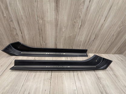 96-02 OEM BMW E36 Z3 Roadster Left Right Side Door Sill Entrance Scuff Trim SET