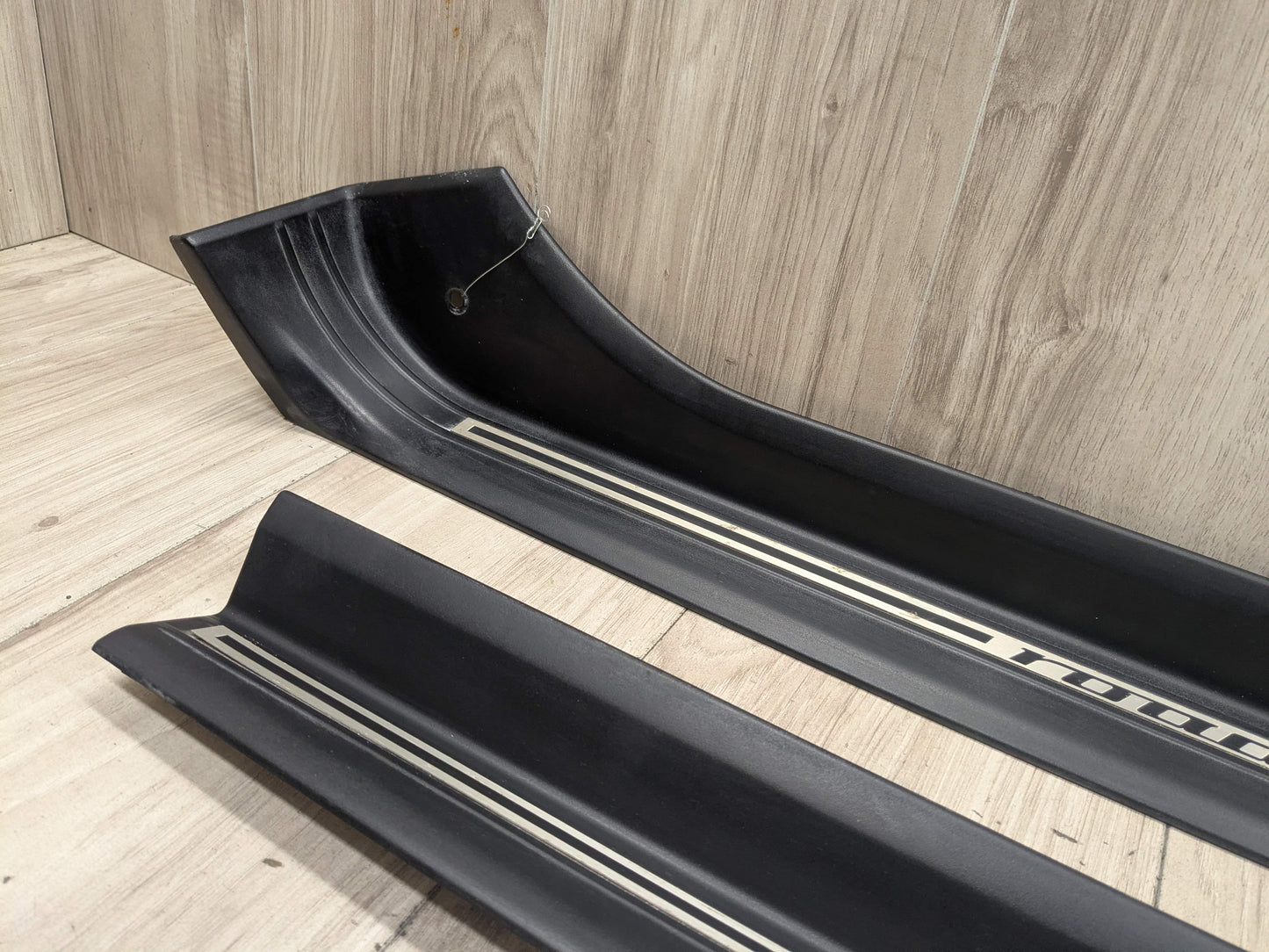 96-02 OEM BMW E36 Z3 Roadster Left Right Side Door Sill Entrance Scuff Trim SET
