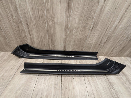 96-02 OEM BMW E36 Z3 Roadster Left Right Side Door Sill Entrance Scuff Trim SET