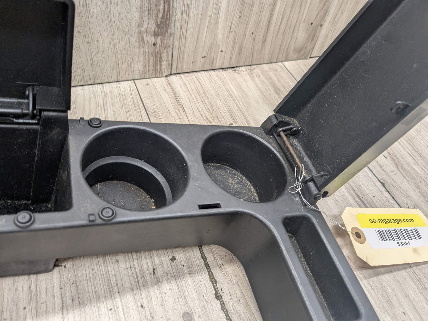 96-02 OEM BMW E36 Z3 Roadster Center Console Armrest Cupholder w/ Valet Insert