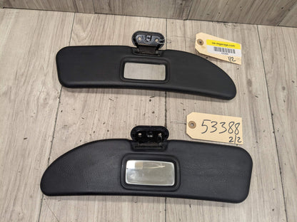 OEM BMW E36 Z3 Left Right Driver Passenger Side Interior Sun visor PAIR Black