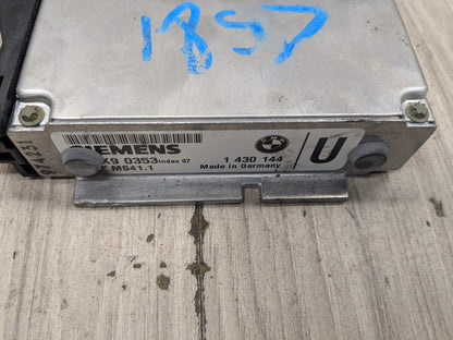 96-02 OEM BMW E36 Z3 ECU DME Engine Control Module Unit w/ Key Siemens