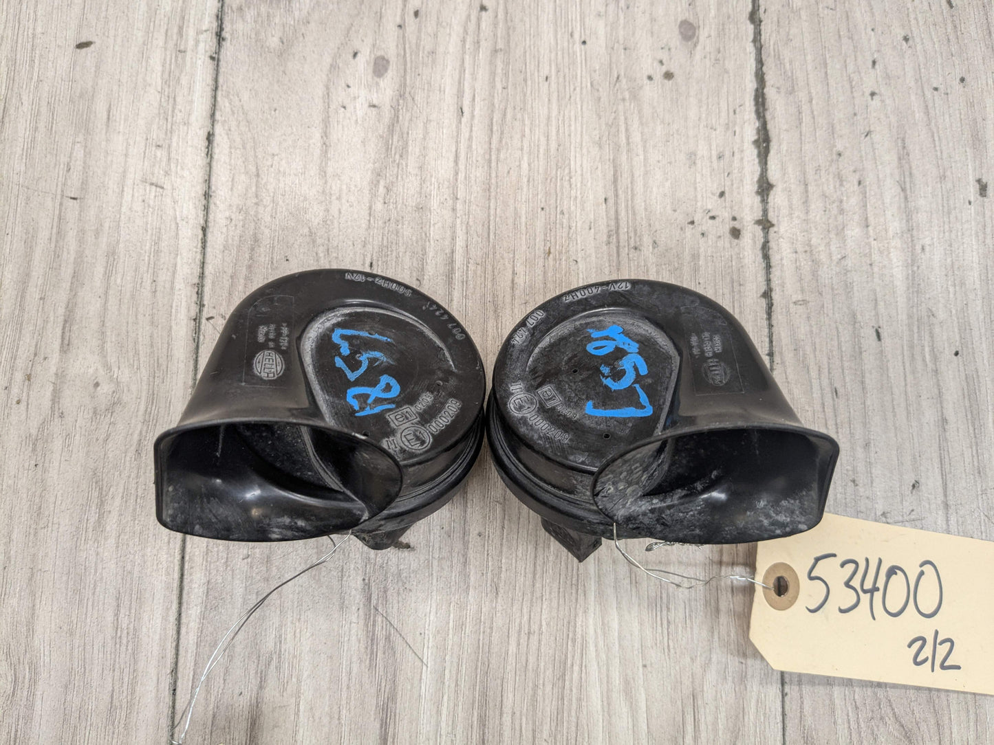 96-02 OEM BMW E36 Z3 Horn High Low Tone Pitch Signal PAIR