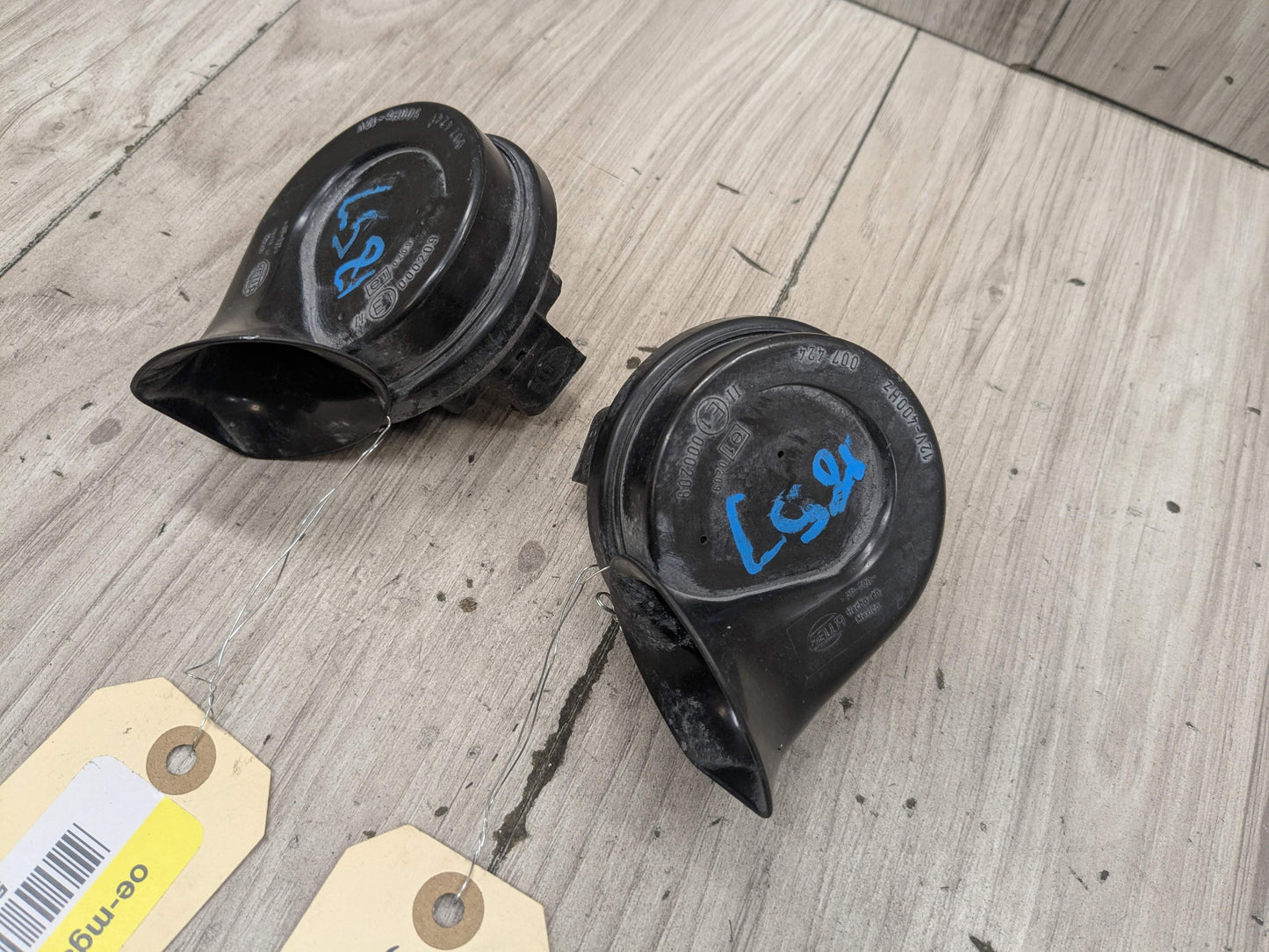 96-02 OEM BMW E36 Z3 Horn High Low Tone Pitch Signal PAIR