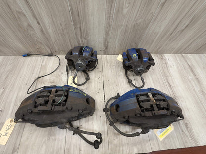 OEM BMW G30 530 540 M550 Front Rear Left Right Brake Calipers Brembo SET Blue
