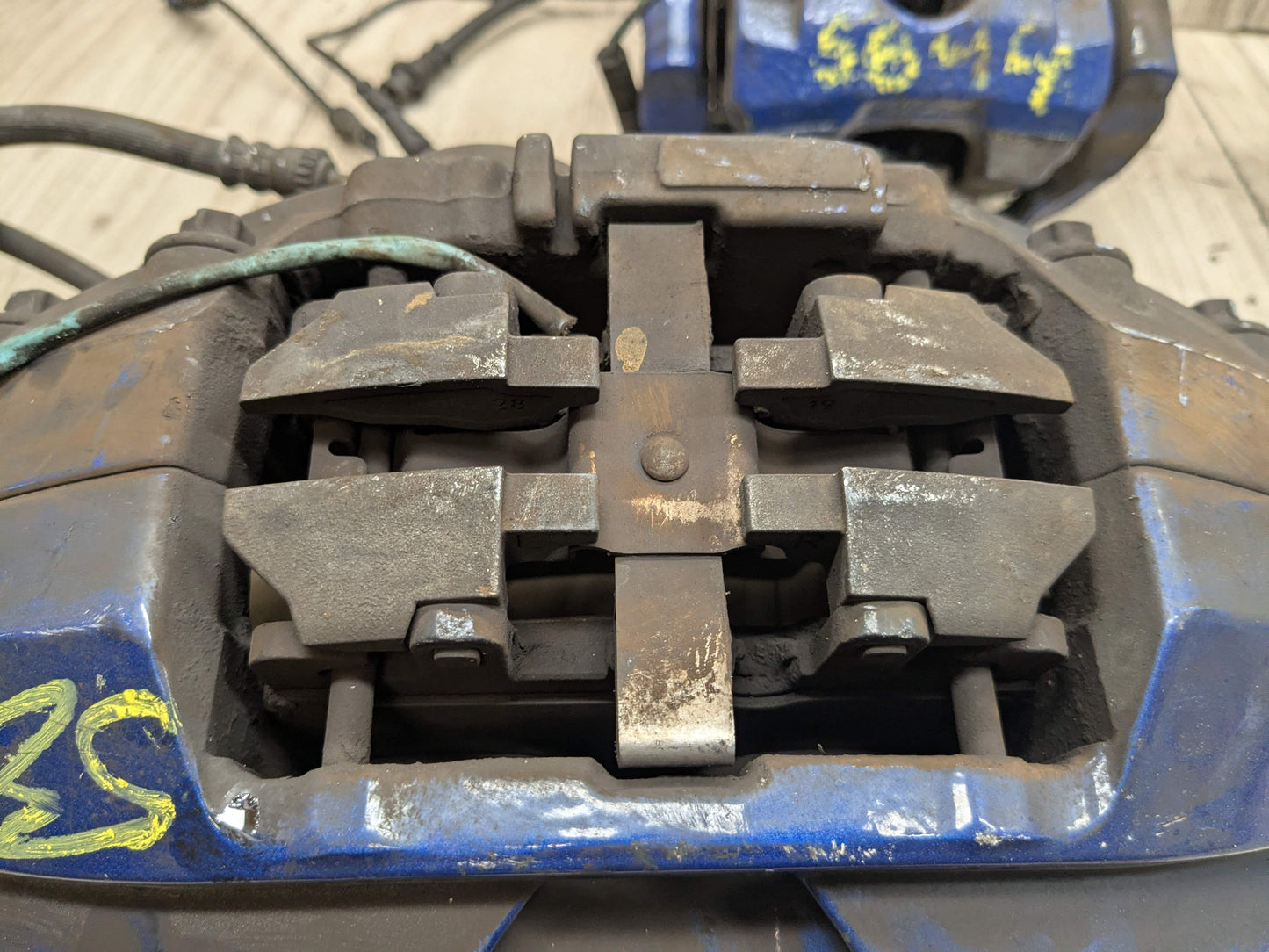 OEM BMW G30 530 540 M550 Front Rear Left Right Brake Calipers Brembo SET Blue