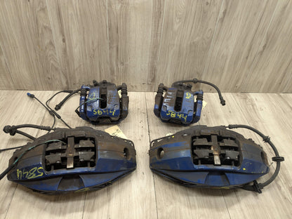 OEM BMW G30 530 540 M550 Front Rear Left Right Brake Calipers Brembo SET Blue
