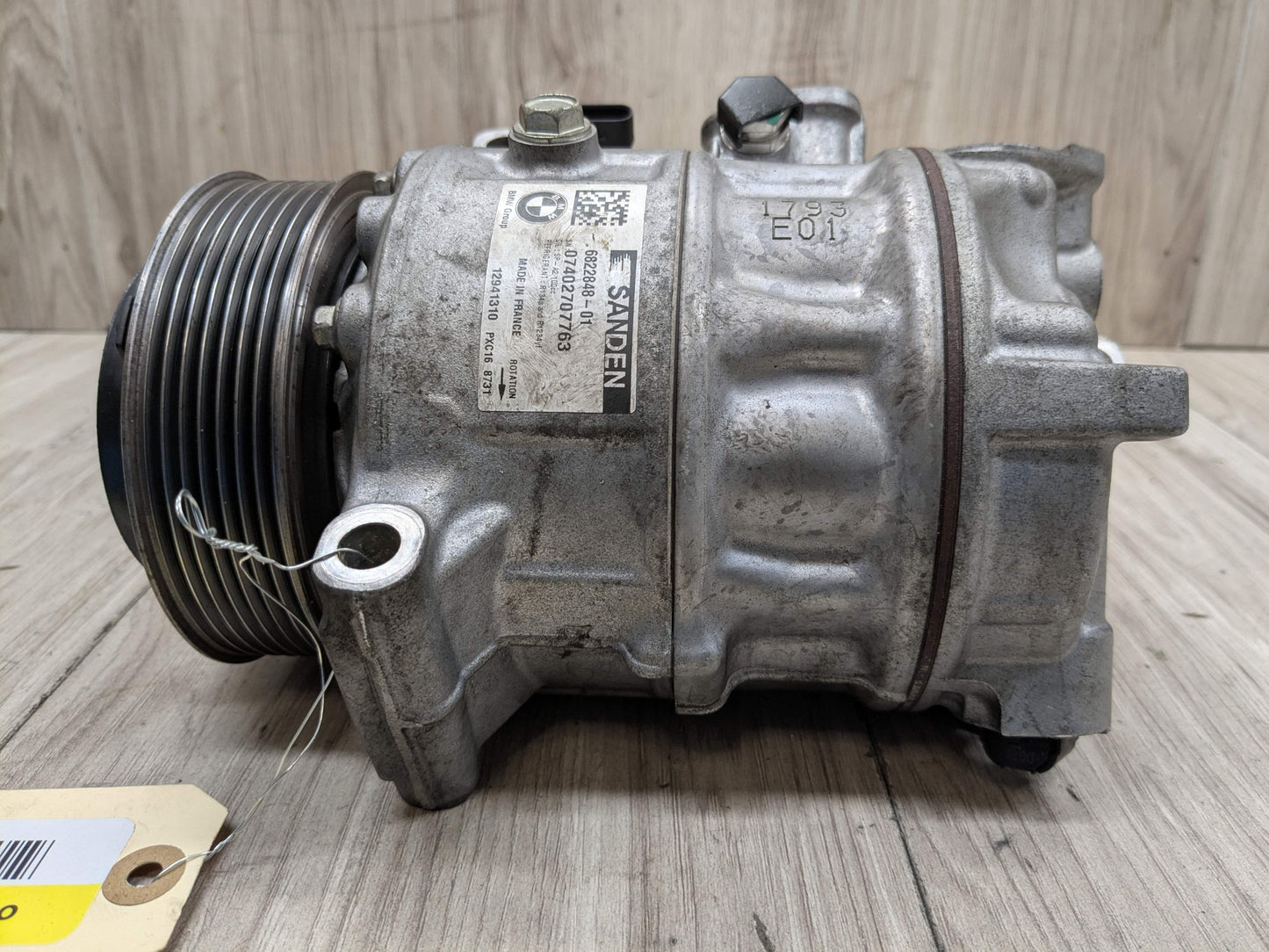 OEM BMW F90 F93 G05 G07 G12 G16 G30 AC Compressor Clutch Pump W/ Pulley N63 S63