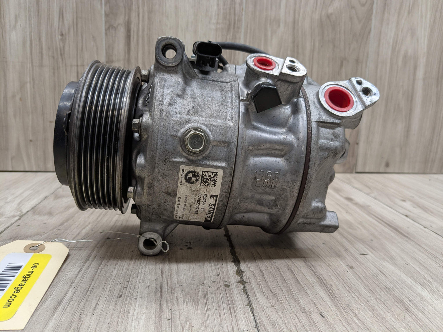 OEM BMW F90 F93 G05 G07 G12 G16 G30 AC Compressor Clutch Pump W/ Pulley N63 S63
