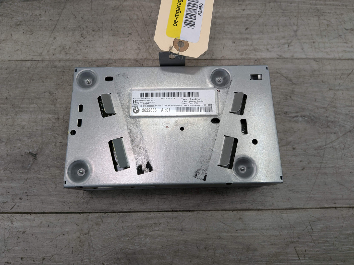 18-21 OEM BMW G01 F97 X3 X3M Hi-Fi HiFi Stereo Audio Amp Amplifier HARMAN BECKER