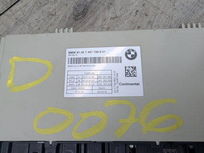16-19 OEM BMW G12 G11 740 750 Front Seat Control Memory Module