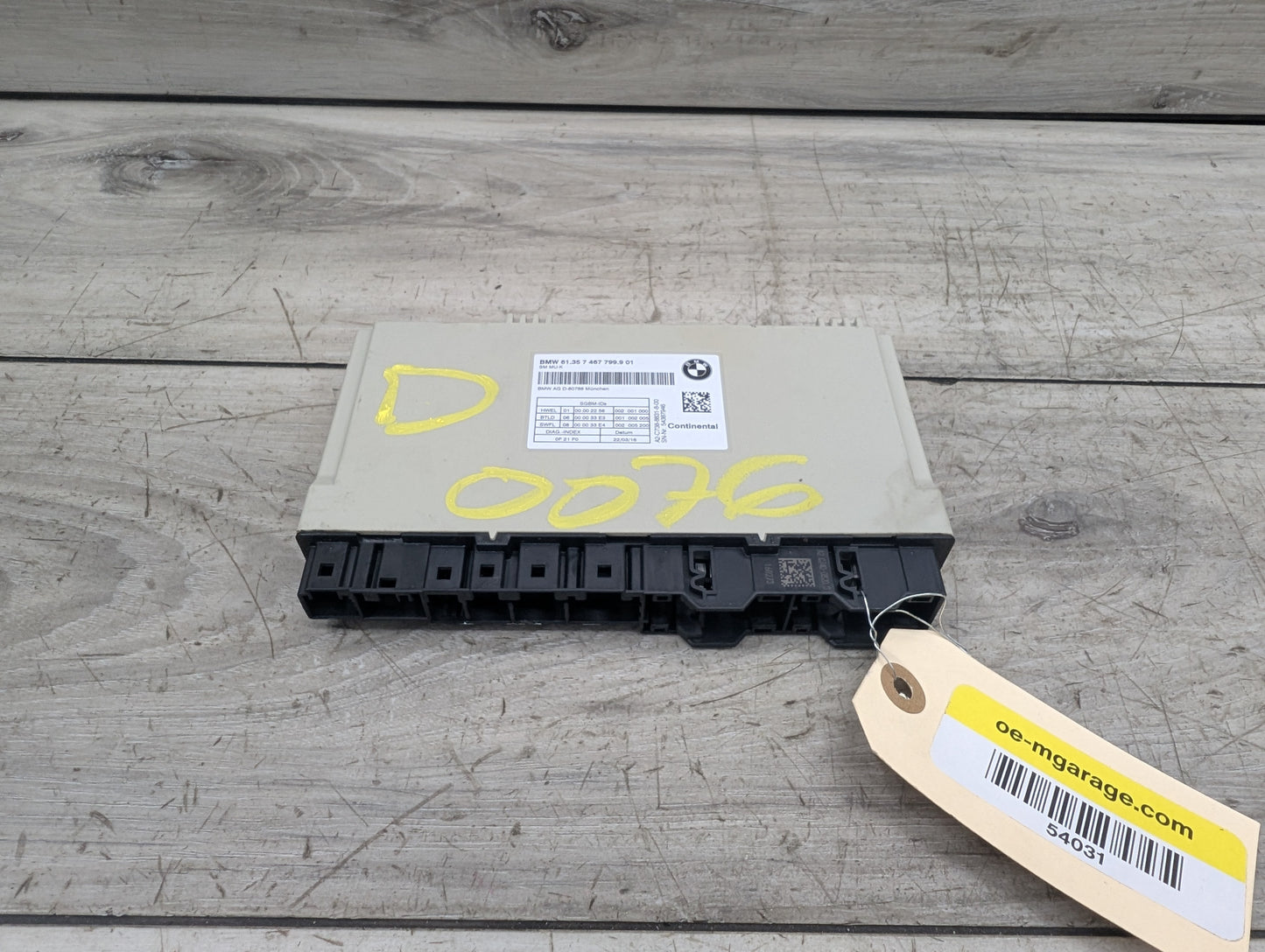 16-19 OEM BMW G12 G11 740 750 Front Seat Control Memory Module