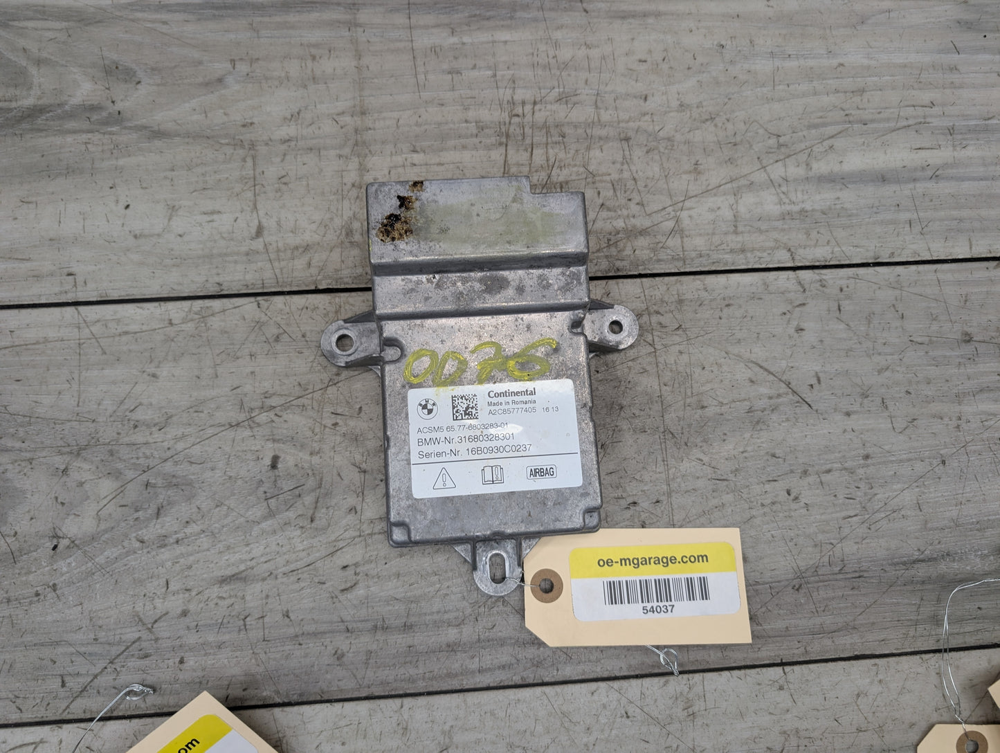 PRE-LCI OEM BMW F90 F97 G01 G12 G30 Air Bag SRS ICM Control Module Unit