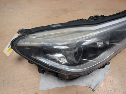 16-19 OEM BMW G12 740 750 Right Passenger LED ICON Adaptive Headlight COMPLETE