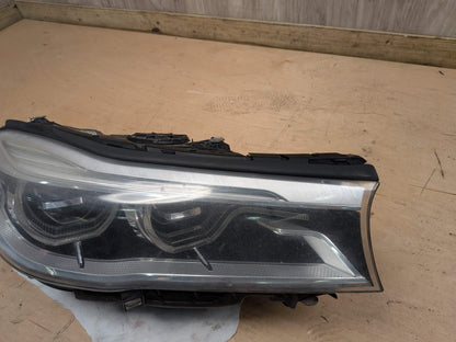 16-19 OEM BMW G12 740 750 Right Passenger LED ICON Adaptive Headlight COMPLETE