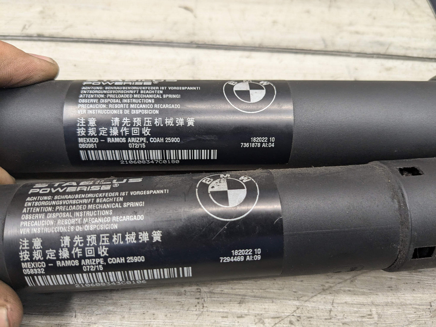 OEM BMW F15 F85 X5 X5M REAR Left Right Trunk Tailgate Shock Hatch Strut PAIR