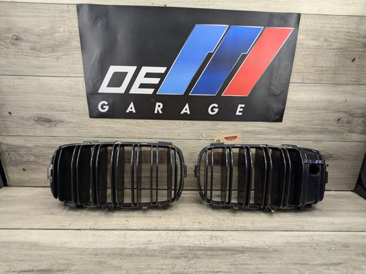 TABS BROKEN* 14-18 OEM BMW F85 X5M Front Left Right Upper Bumper Kidney Grille