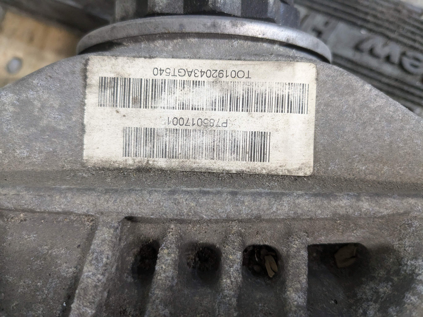 14-19 OEM BMW F85 X5M F86 X6M REAR Axle Diff Differential Carrier Ratio 3.15 79k