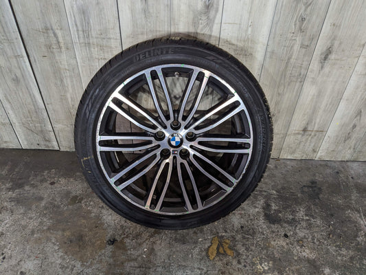 CURB RASH* OEM BMW G30 530 540 M550 Wheel Rim 19x8" ET30 Double Spoke Style 664M