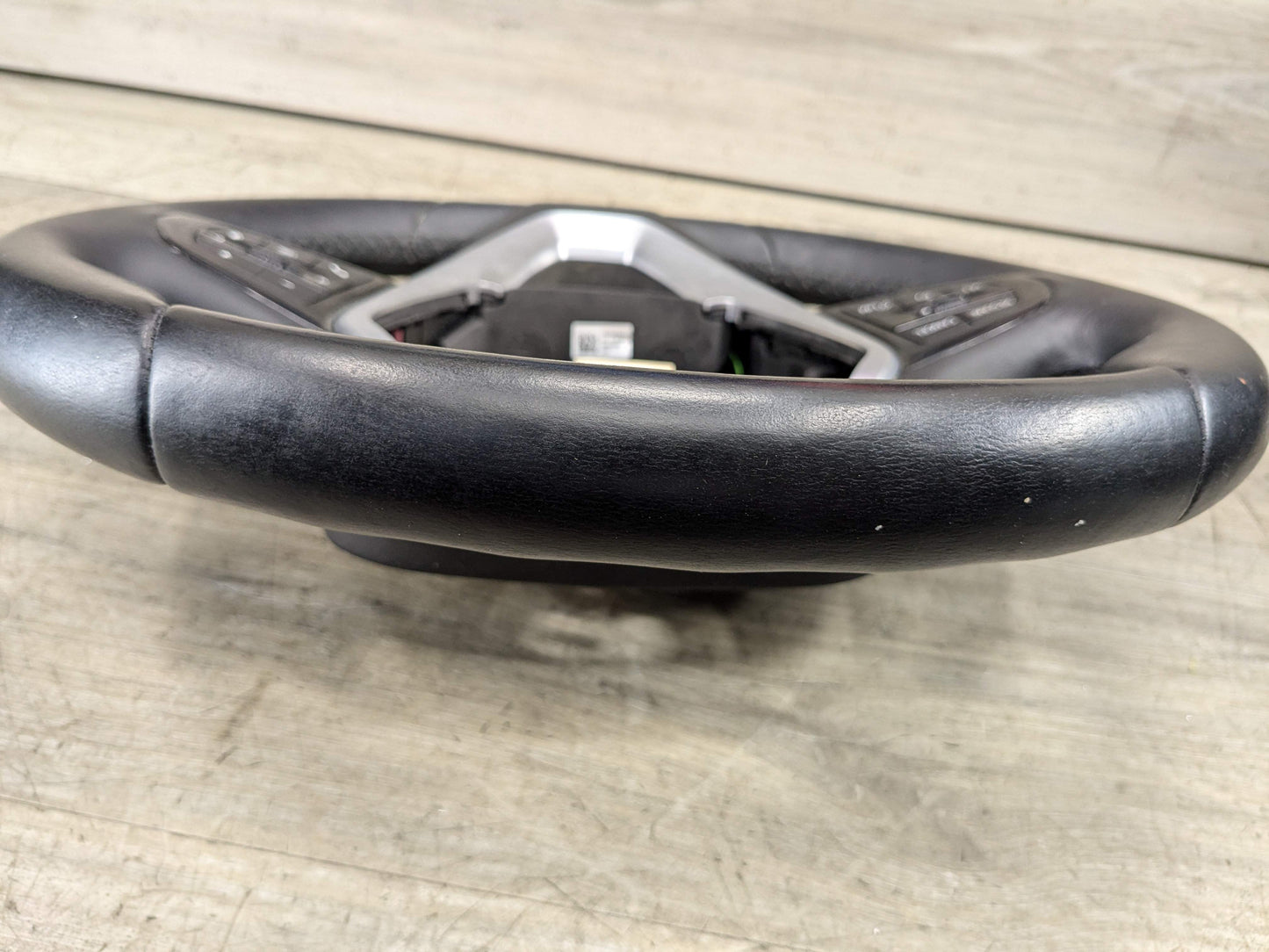 *PEELING* 21-24 OEM BMW G30 540 Steering Wheel Black Leather w/ Shifters
