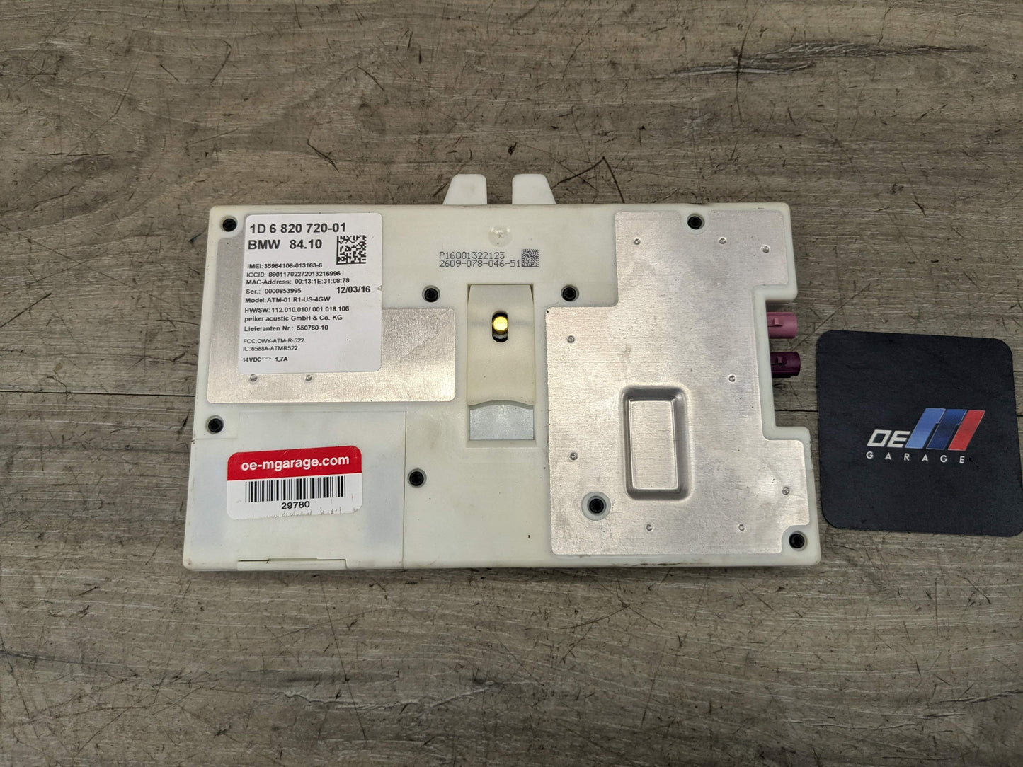*OEM BMW F26 F90 G01 G02 G12 G30 M5 Telematics Communication Control Unit Module