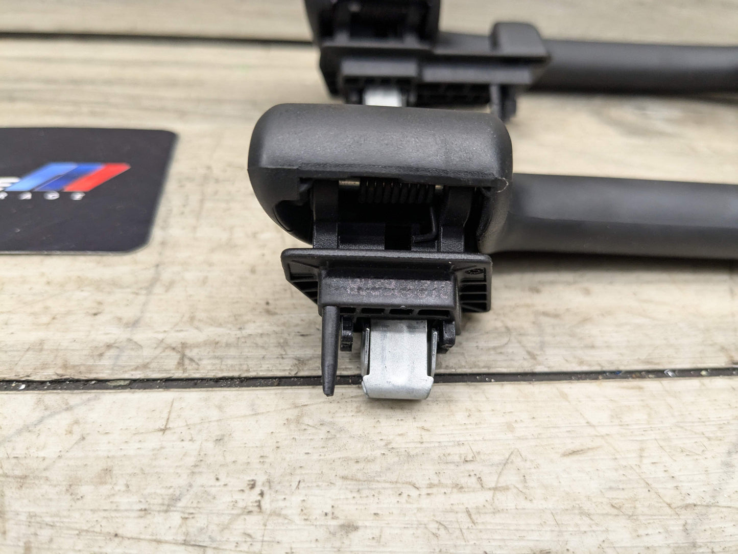 17-23 OEM BMW F90 M5 G30 530 540 M550 Interior Roof Top Grab Handle SET Black